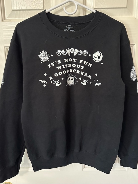 Disney Sweaters - Disney Nightmare Before Christmas Scream Spirit Board Womens Sweatshirt Size S